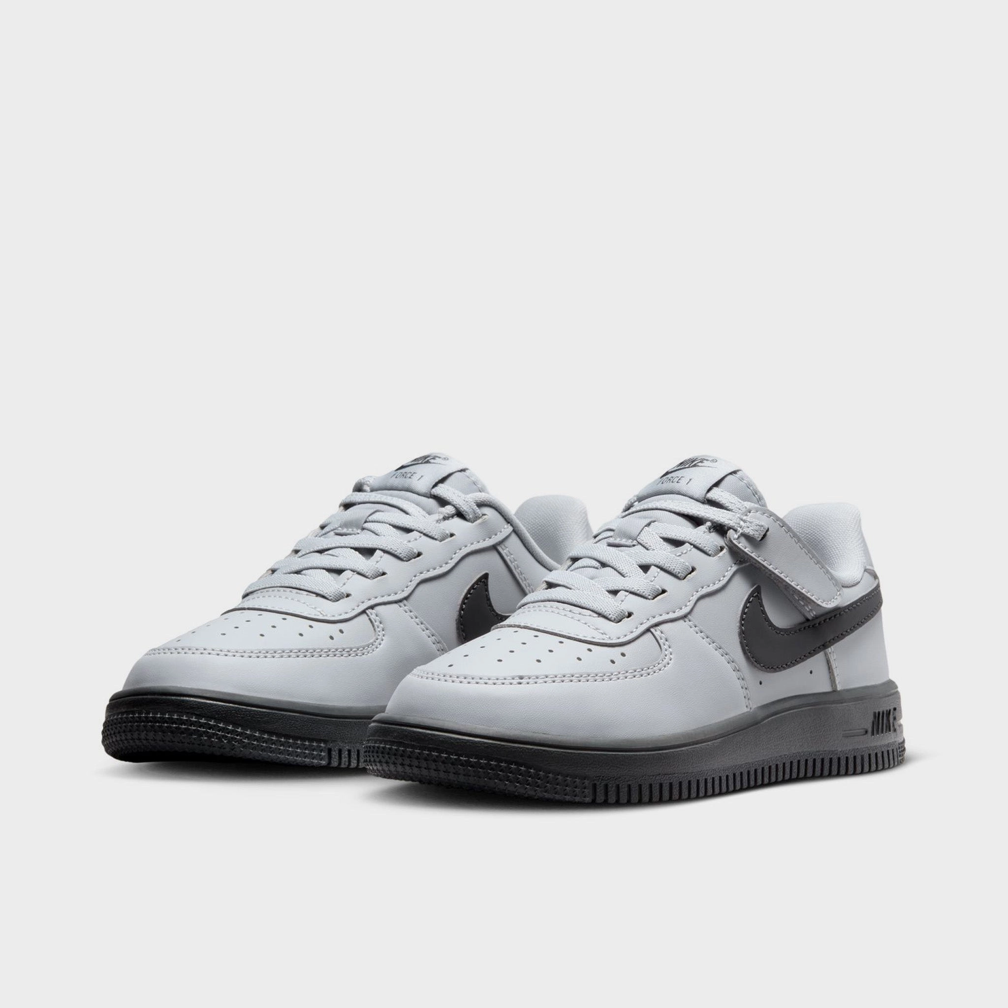 Nike Air Force 1 Low Easyon PS Wolf Grey / Dark Smoke Grey Nike Cross Country Racing Shoes