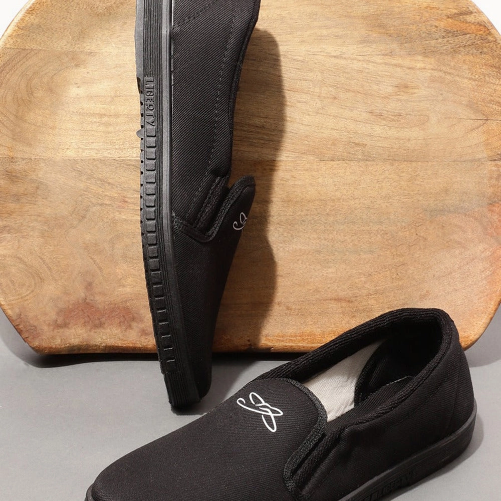 Basketball Shoes To Color Gliders Casual Slip on Black Moccasins Shoes For Men JOGGING-E By Libertyty