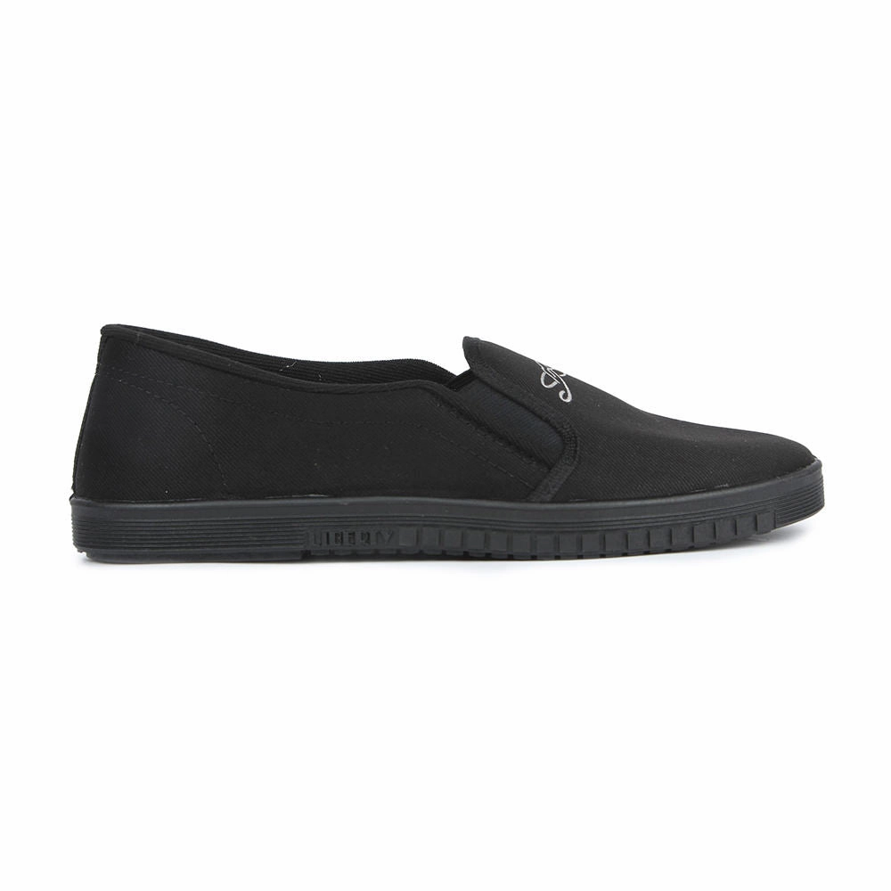 Gliders Casual Slip on Black Moccasins Shoes For Men JOGGING-E By Libertyty Basketball Shoes Under $50