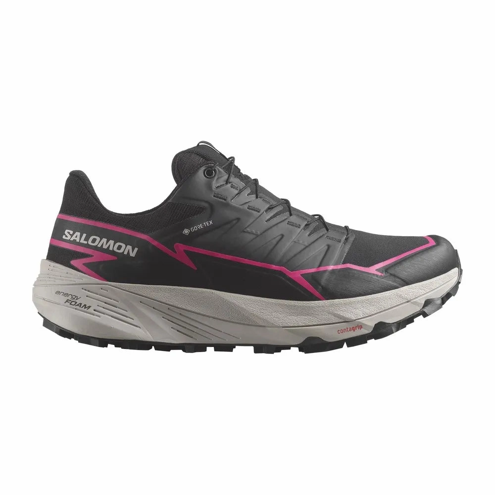 Women's Salomon Thundercross GTX  Bk Best Waterproof Trail Running Shoes Uk
