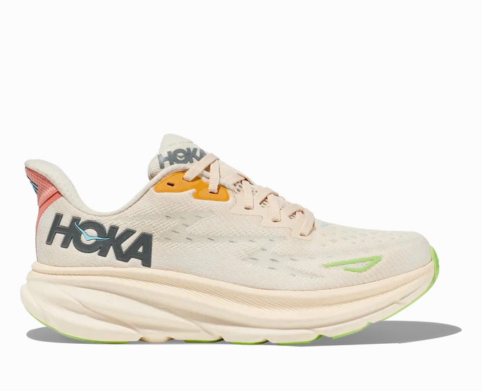 Hoka Womens Clifton 9 Wide- Vanilla Astral (1132211-VLS) Turkey