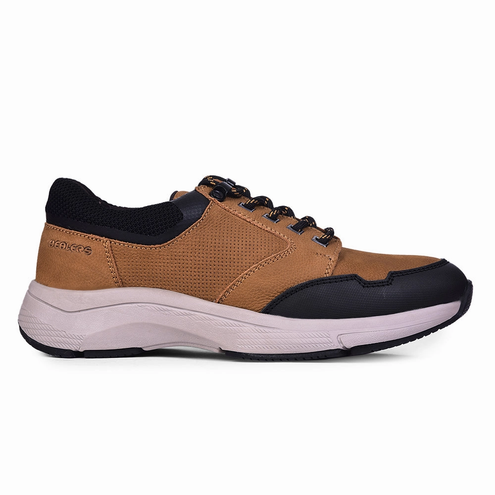 Casual Shoes Trends 2024 Healers Casual Camel Lacing Shoes For Men A576-05 By Liberty