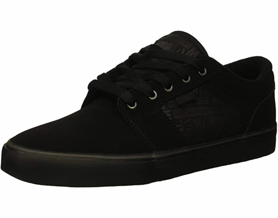 Etnies scarpa da skateboard da uomo Metal Mulisha Barge LS 4107000411 895 nero 80s Skate Shoes