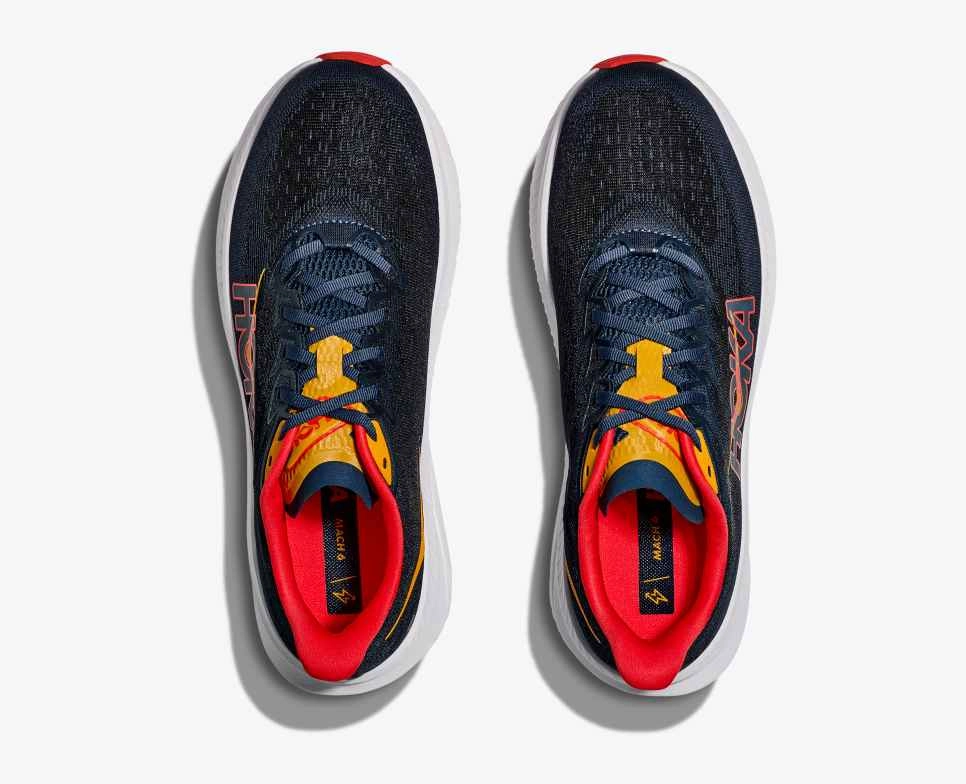 Men's Hoka Mach 6 (Varsity Navy/Nautical Dusk) Shoes In Stock