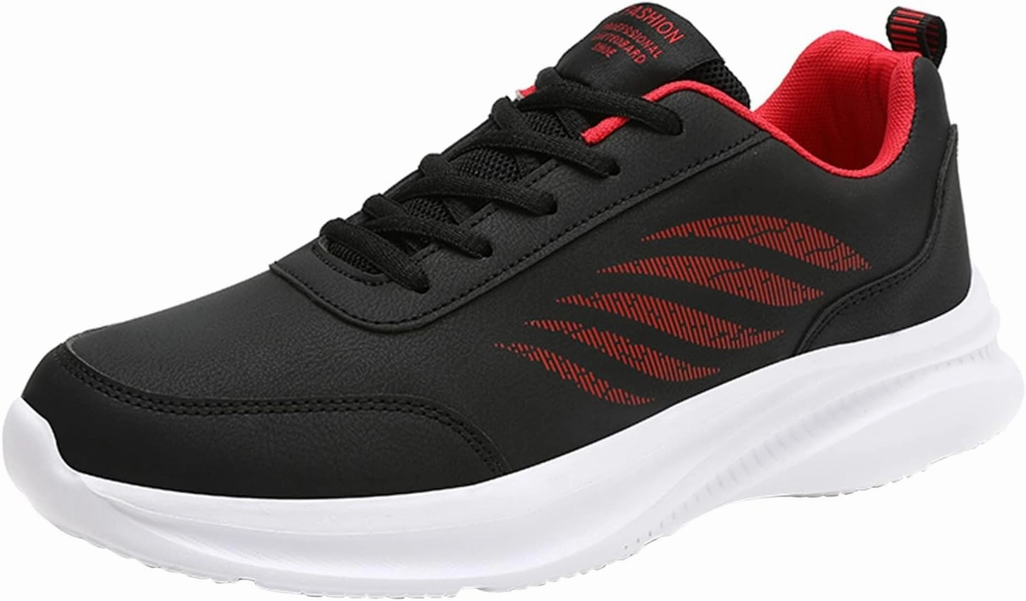 Mens Shoes Casual Leather Laace Up Solid Color Casual Fashion Simple Shoes Running Shoes Fashion Sneaker Shoes for Men Men's Air Jordan Shoes