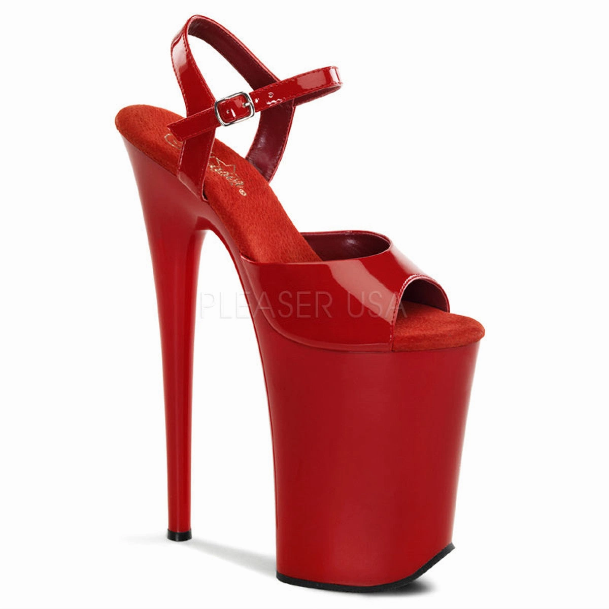 9 Inch Heel INFINITY-909 Red Patent Best Walk