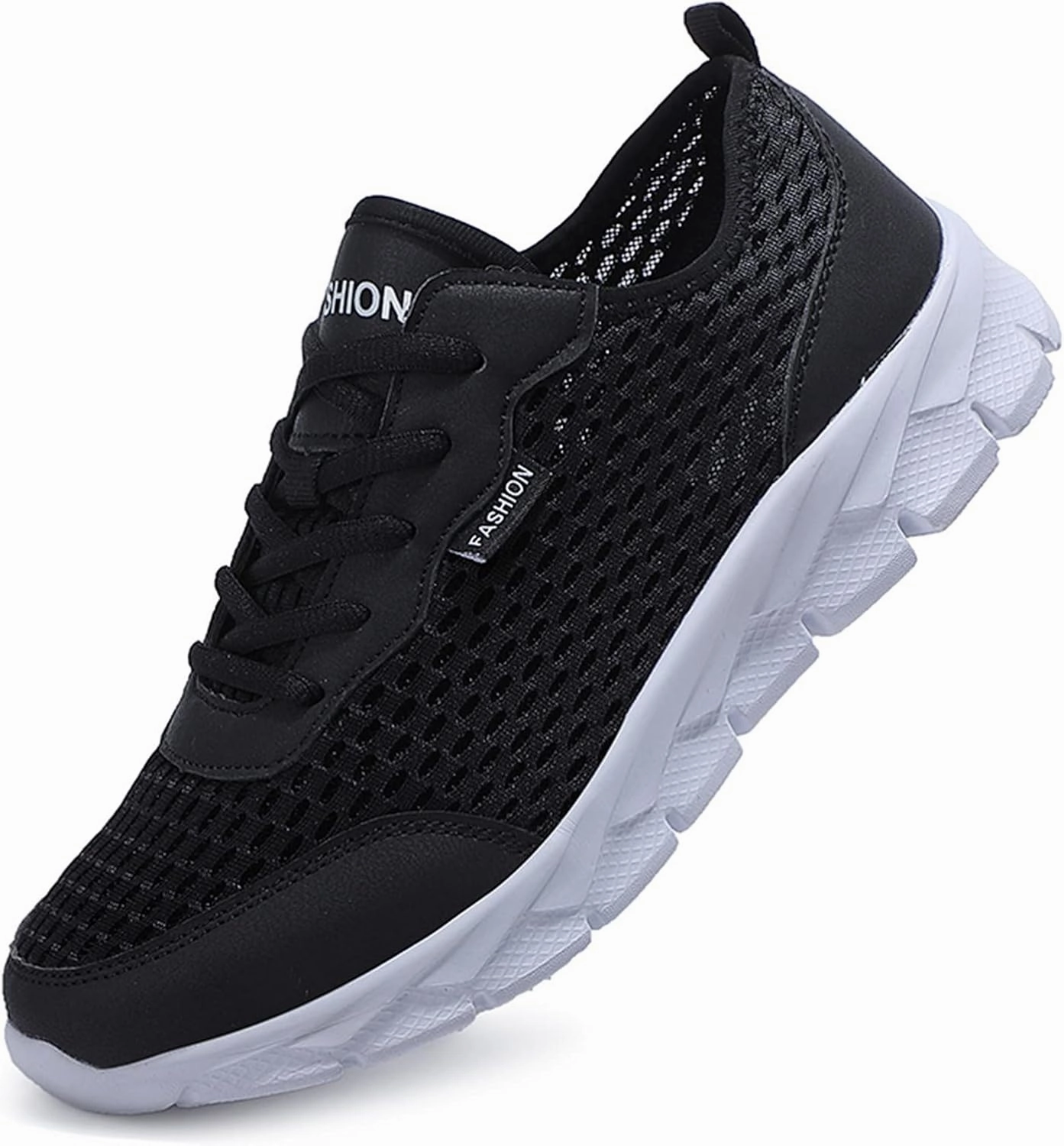 Fashion Summer Men Mesh Breathable Comfortable Lightweight Flat Soft Lace Mens Running Shoes Men's Athletic Sneaker New Men's Casual Macy's Shoes