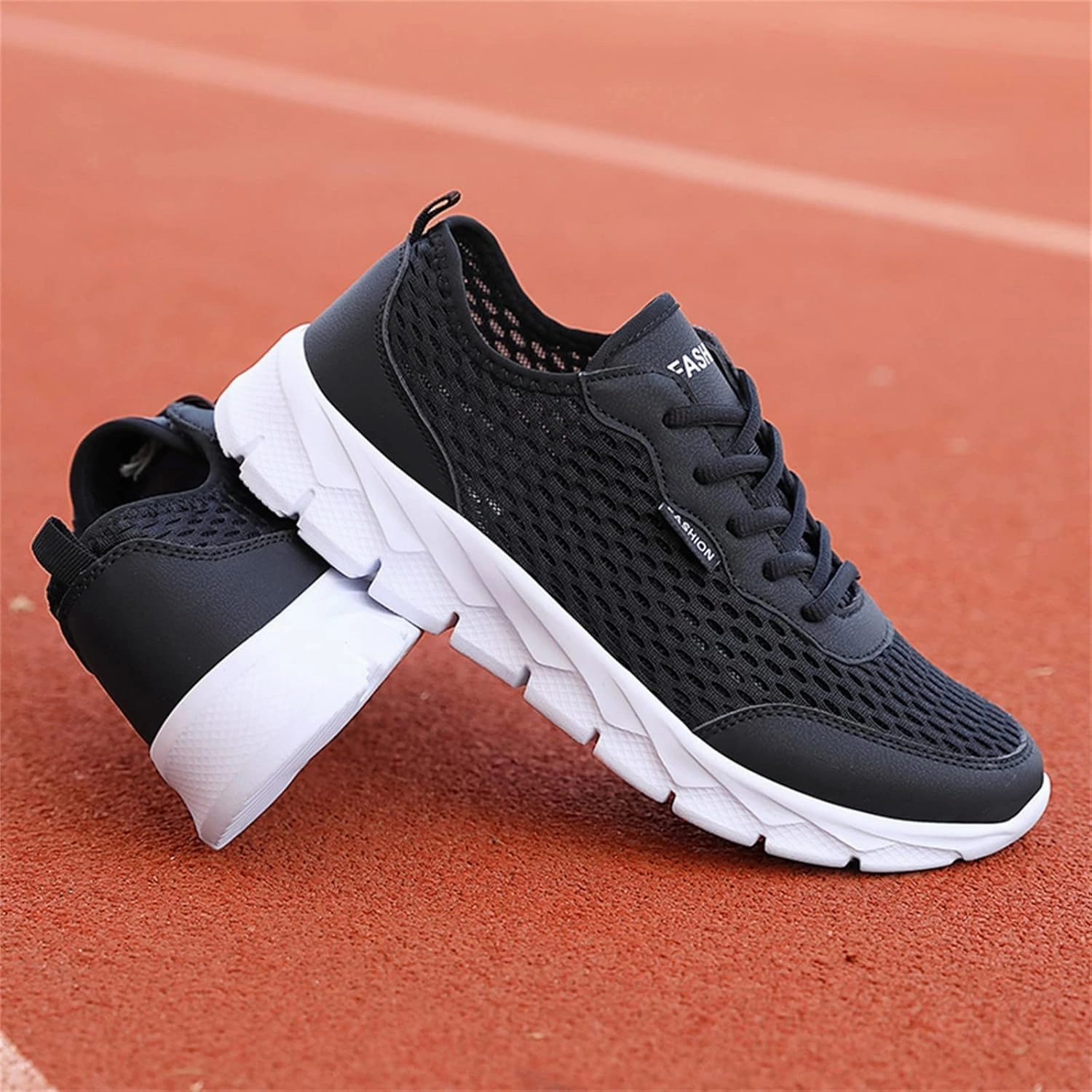 Acceptable Business Casual Shoes Fashion Summer Men Mesh Breathable Comfortable Lightweight Flat Soft Lace Mens Running Shoes Men's Athletic Sneaker New Men's
