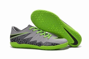 Nike Hypervenom Phelon II Indoor Soccer Shoes Platinum Black Green Best Nike Lifting Shoes