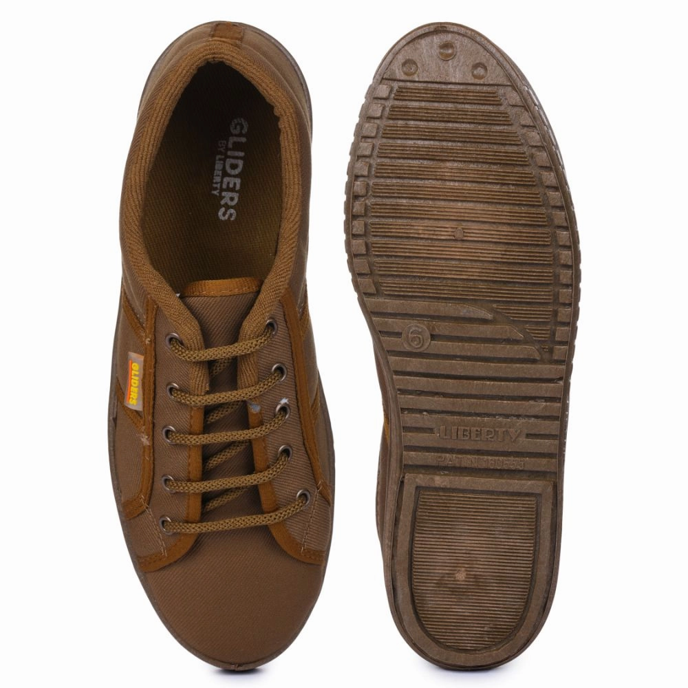 Perry Ellis Shoes Casual Gliders Beige Casual Lace Up Shoes For Men JUMPER-E By Liberty