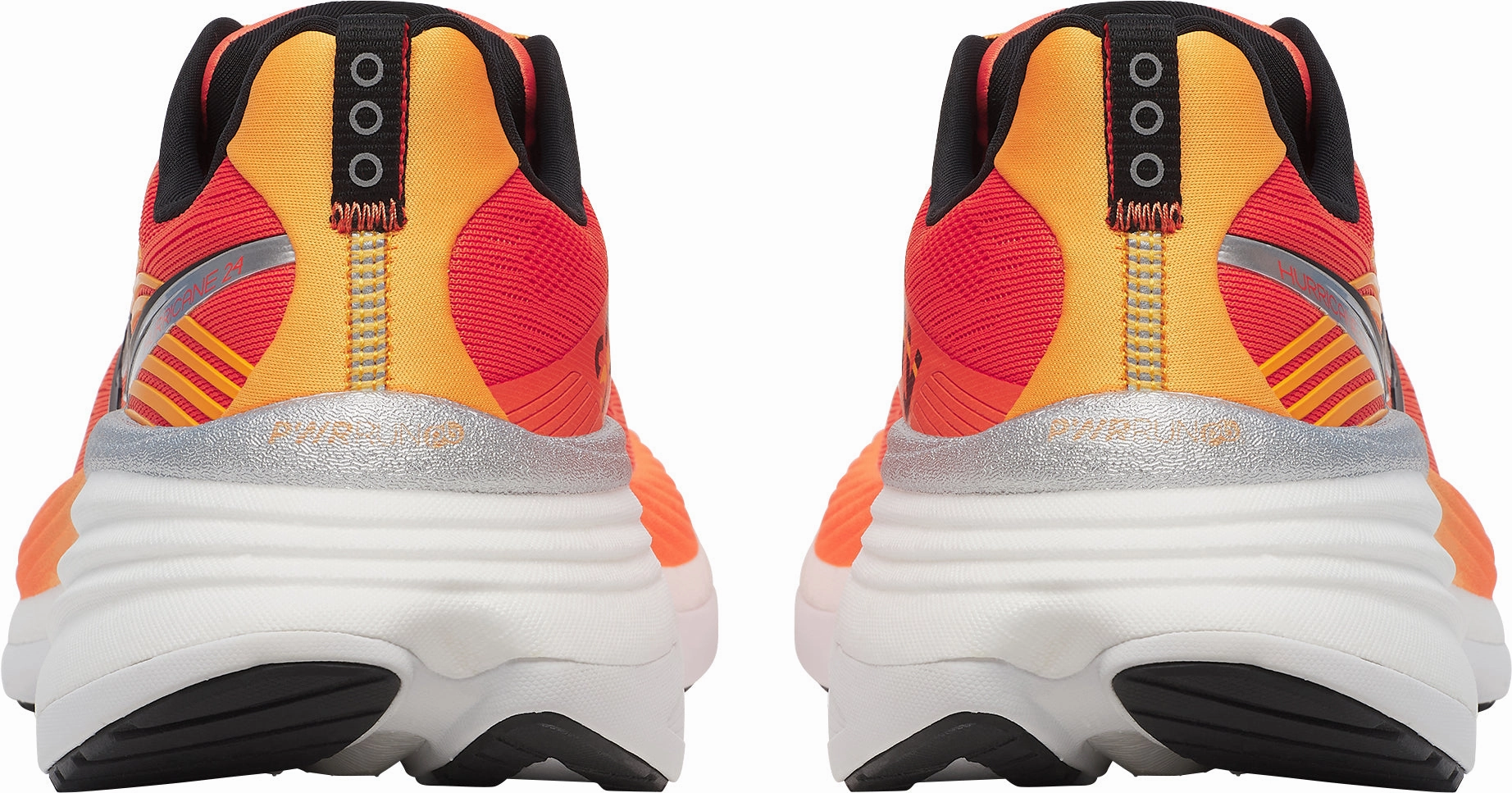 Best Cushioned Trail Running Shoes Saucony Hurricane 24 Mens Running Shoes - Orange