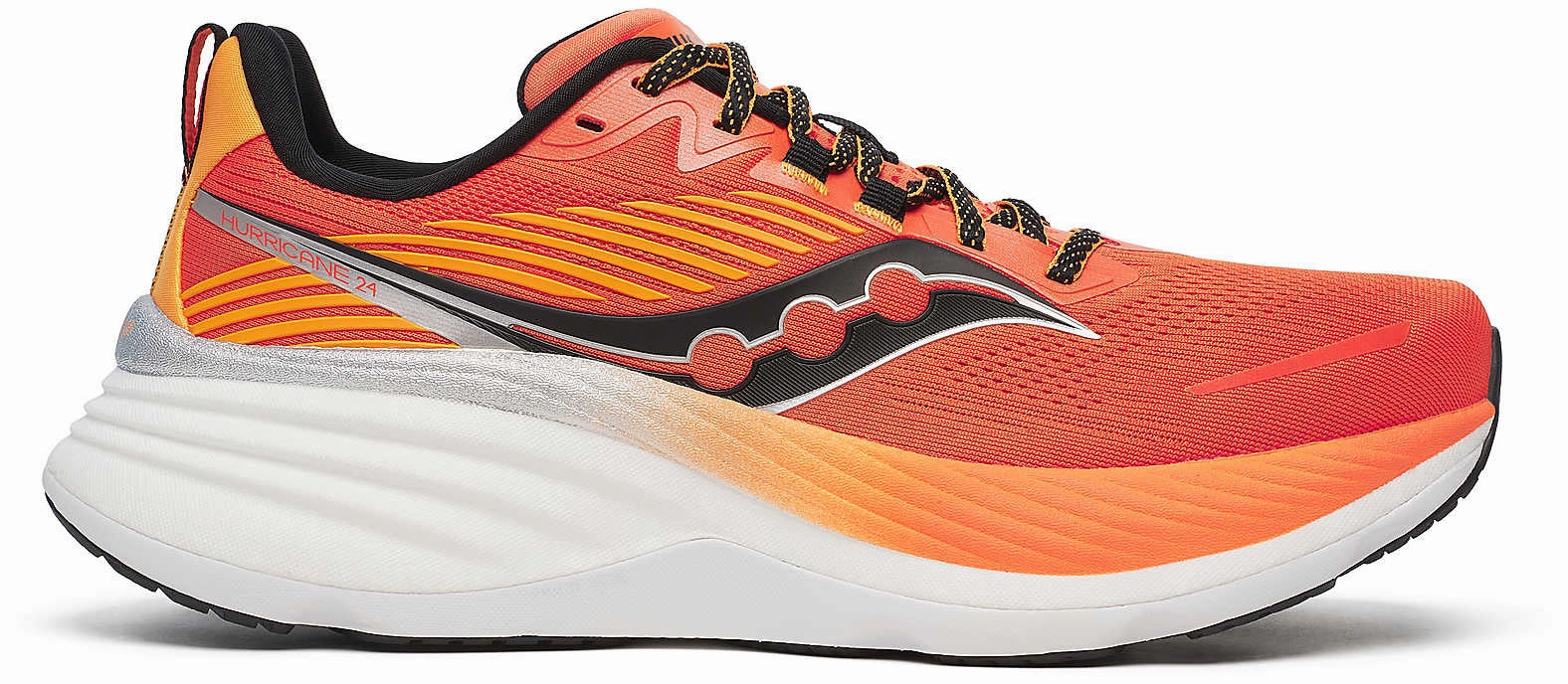 Saucony Hurricane 24 Mens Running Shoes - Orange Running Shoes Smell