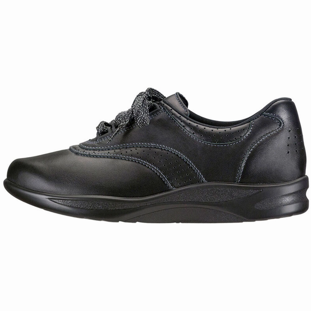 SAS Walk Easy Black Leather (Women's) Shoes Squeak When Walking