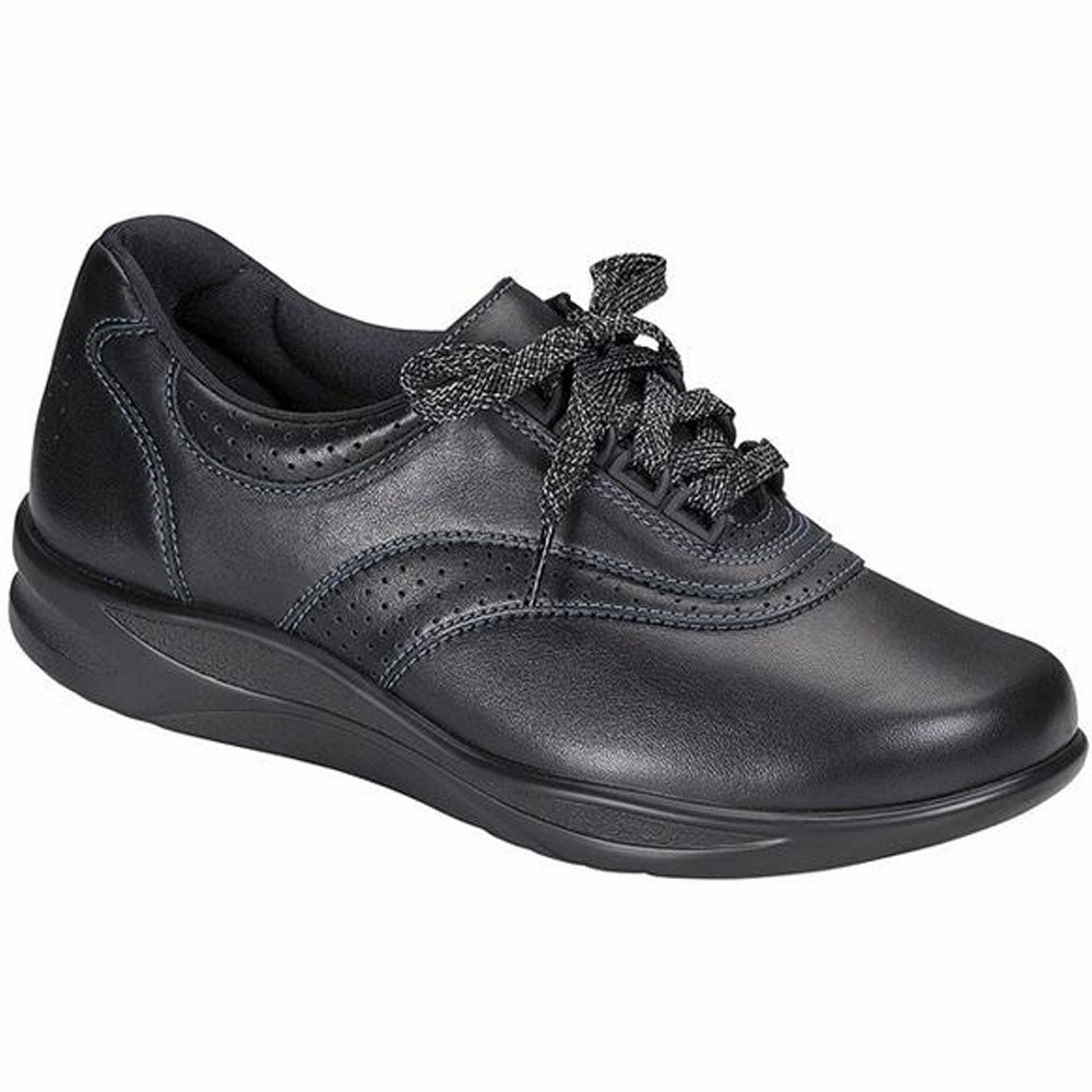 Asheboro Nc Walking And Hiking SAS Walk Easy Black Leather (Women's)