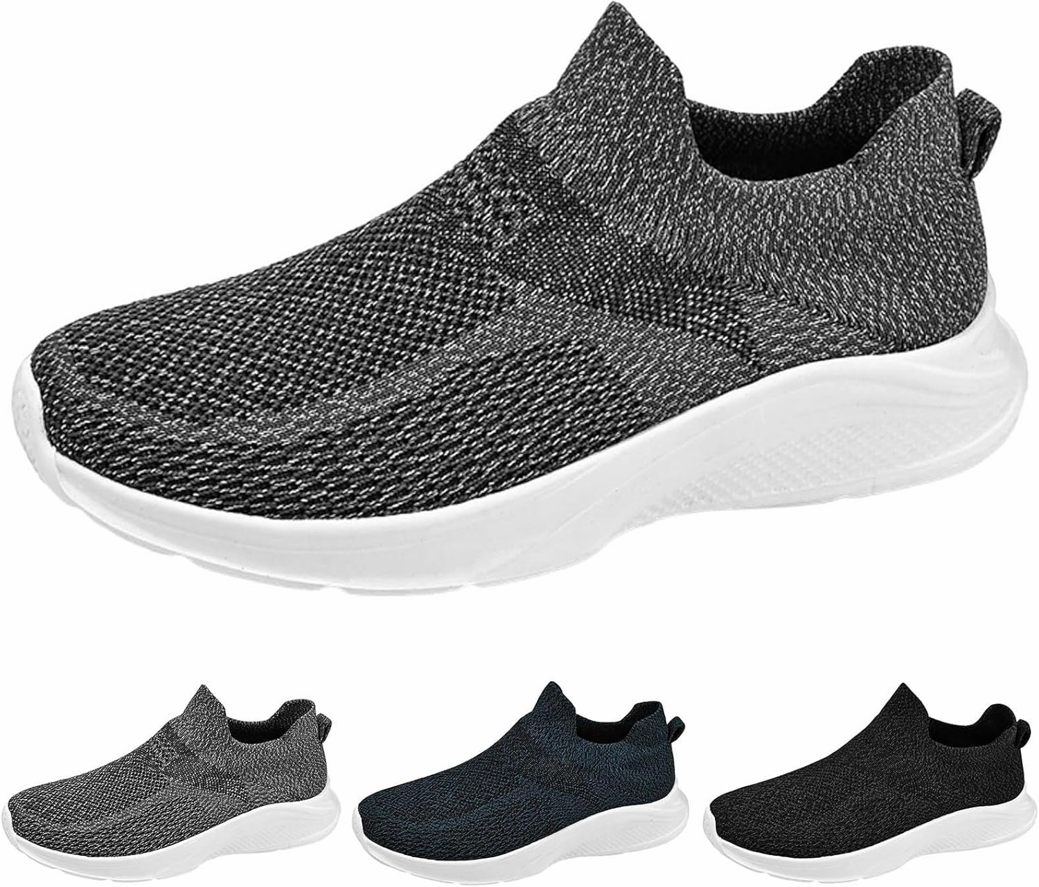 Mens Walking Shoes Men's Sneakers Slip on Shoe for Men Walking Shoe for Men Lightweight Sport Sneaker Best Casual Shoes With Arch Support