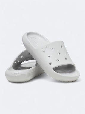 Kid's Boy's Classic Slide V2 Slippers, Light Grey Glitter Slippers