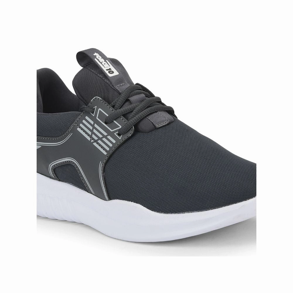 FORCE 10 Sports Lacing Shoe For Men (Grey) CASEW-E By Liberty Dc Shoes Unilite Trainer