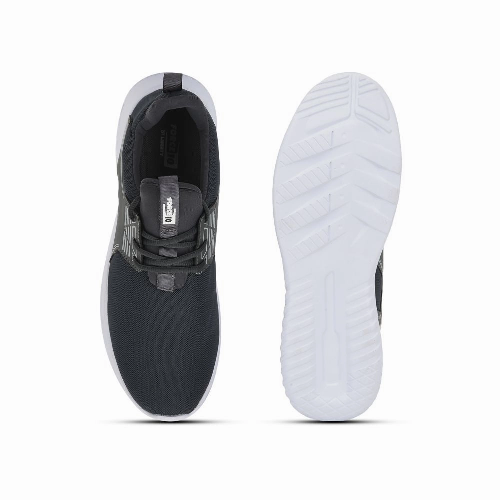 Define Training Shoe FORCE 10 Sports Lacing Shoe For Men (Grey) CASEW-E By Liberty