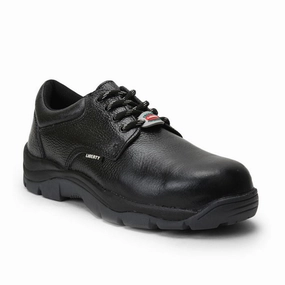 Freedom Casual (Black) Safety Shock Proof Shoes SHIELD-CT By Liberty Casual Suede Derby Shoes