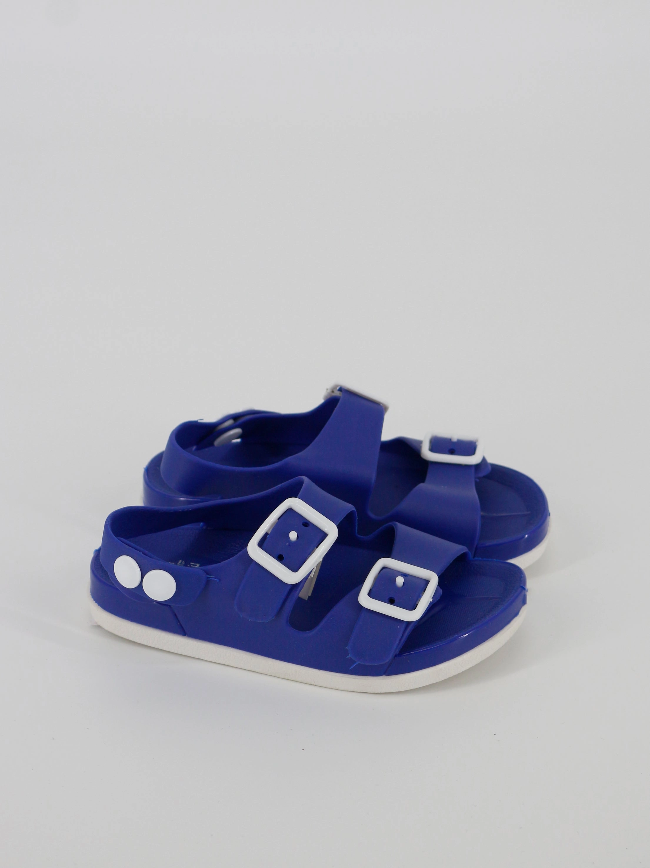 Kids Boy Slide Sandals,Blue European Style Casual Shoes