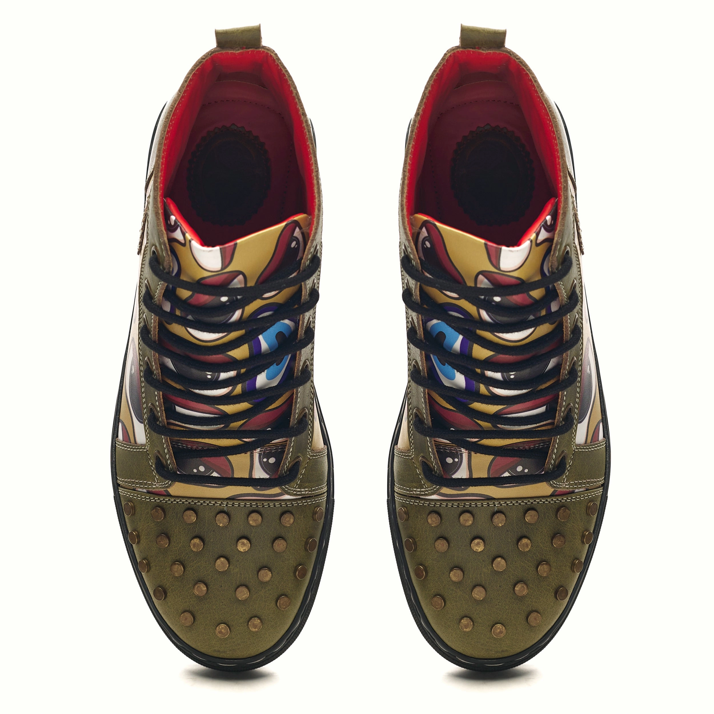 'Nazar' HighTops for Men  Mustard (discontinued) Feet In Heels