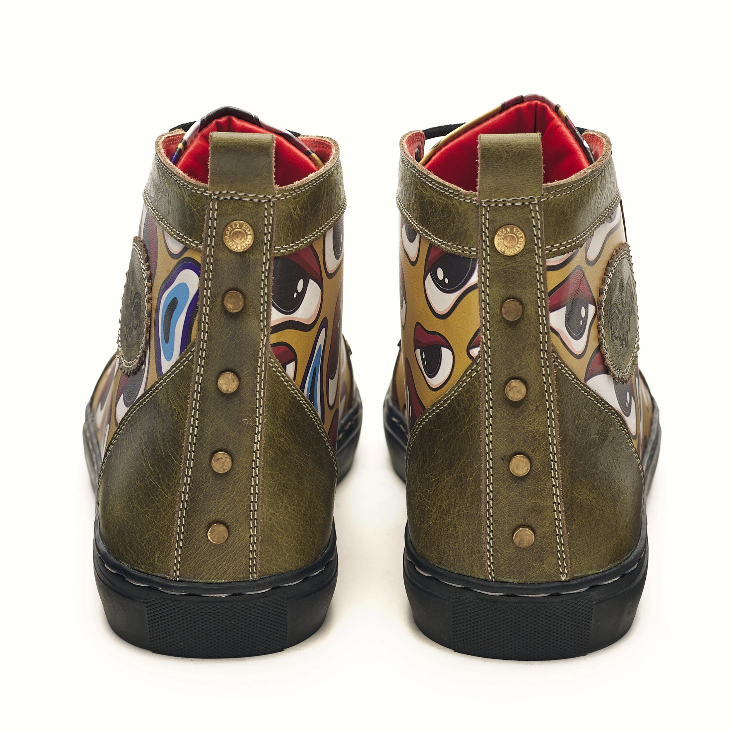 'Nazar' HighTops for Men  Mustard (discontinued) Flipper High Heels