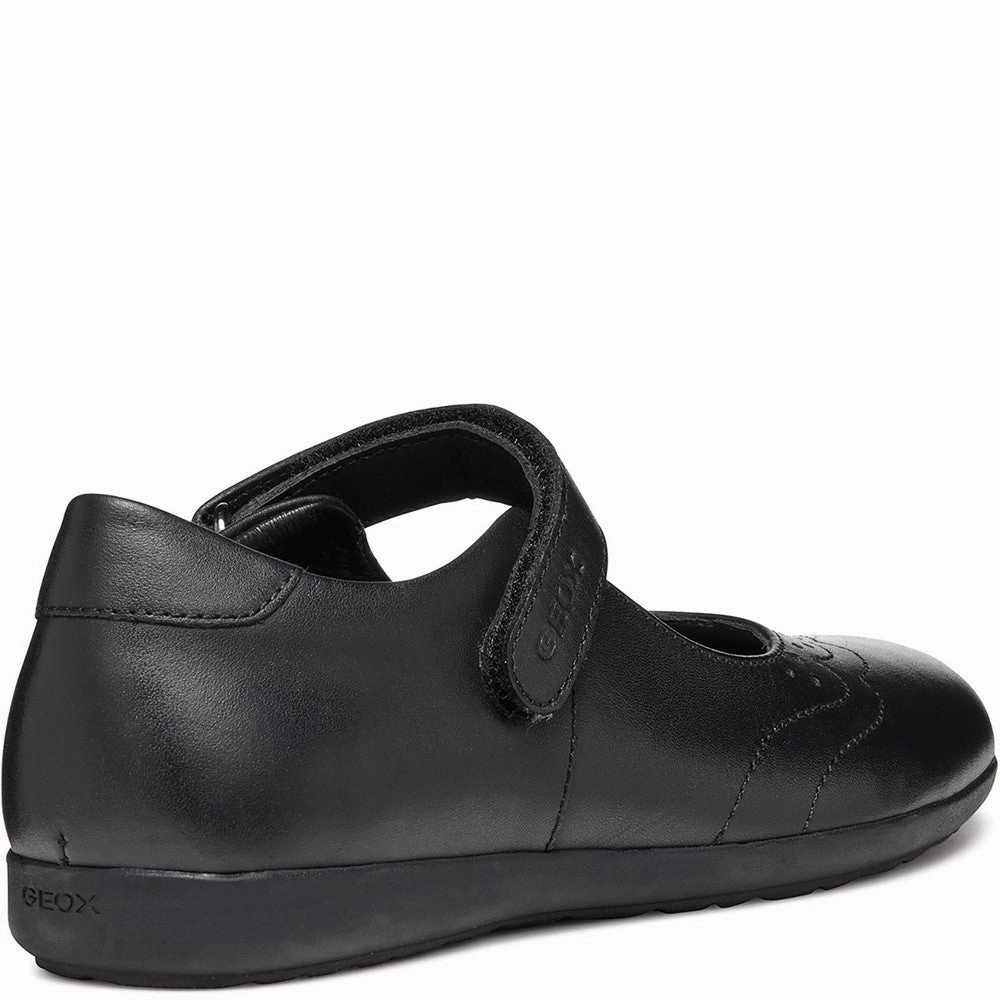 Flat Shoe Trends Geox J Iberide A Ballerina School Shoes Size 6