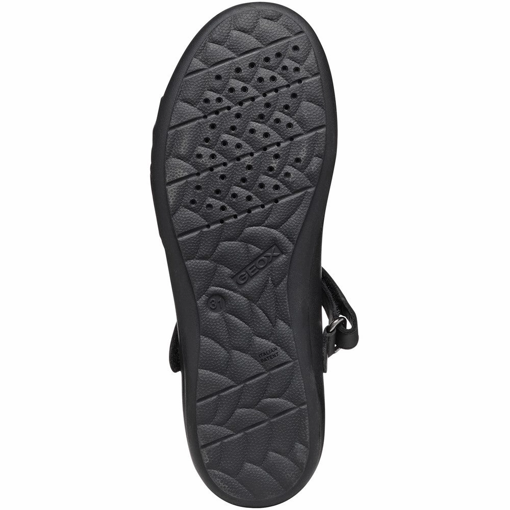 Geox J Iberide F Ballerina School Shoes Size 6 Cushioned Flat Shoes