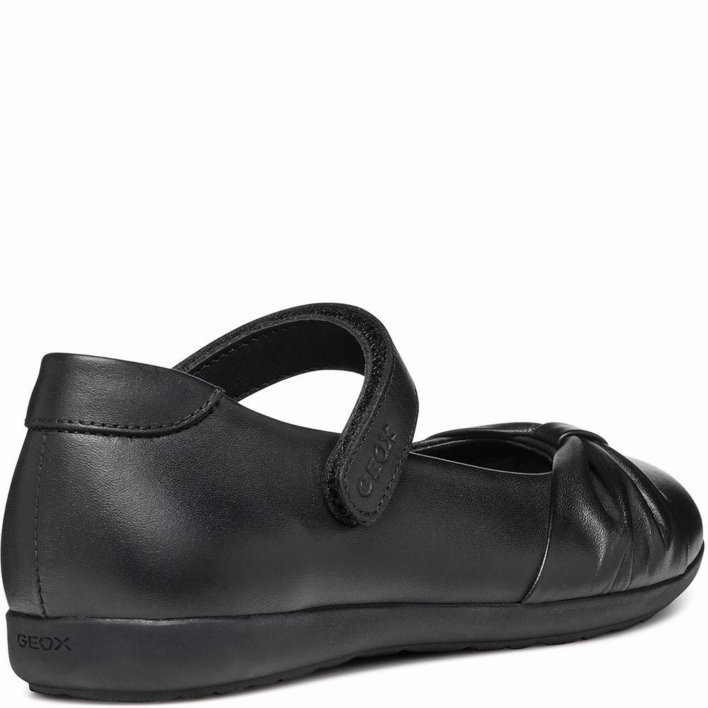 Flat Shoes With Open Toes Geox J Iberide F Ballerina School Shoes Size 6