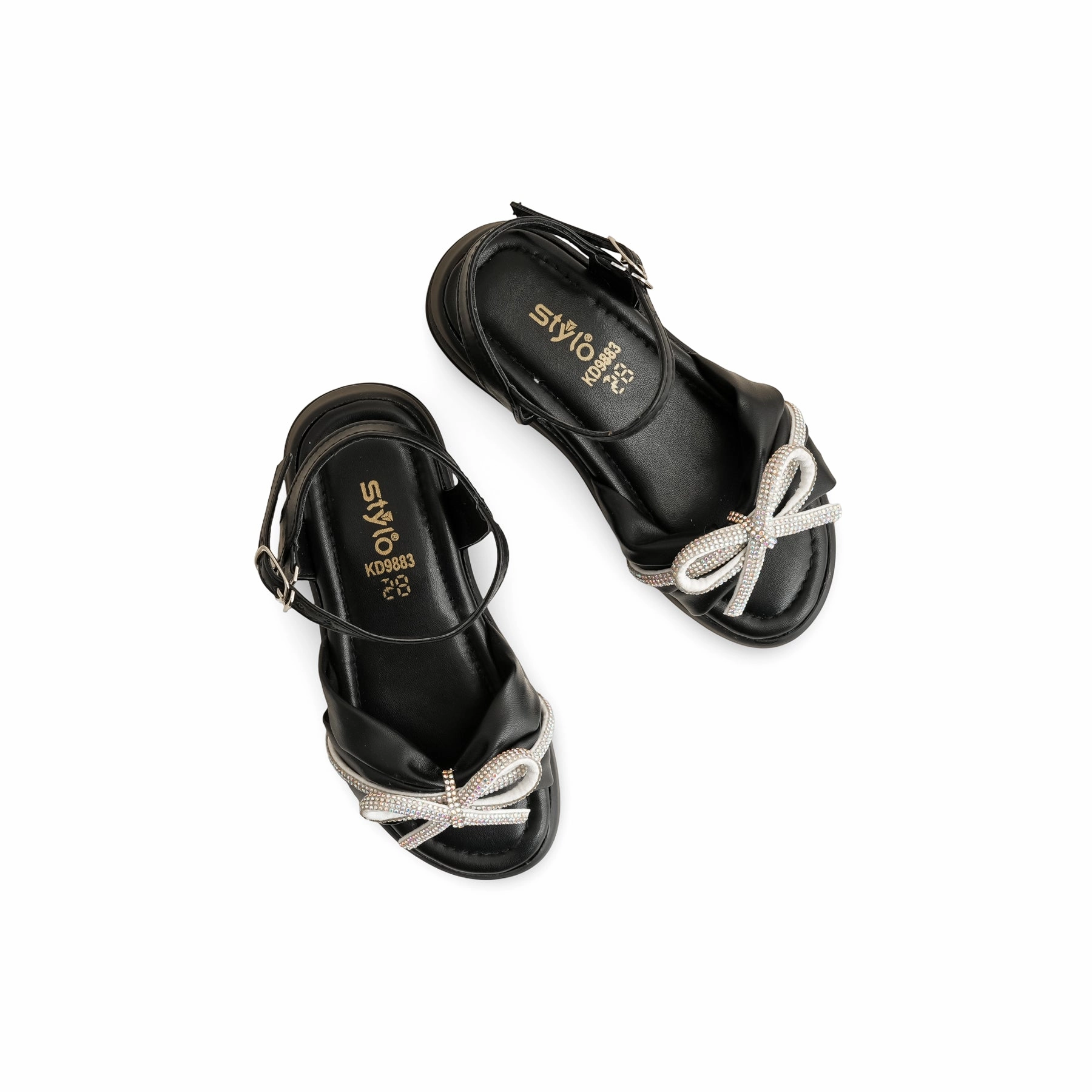 Girls Black Formal Sandal KD9883 Porn Sandals