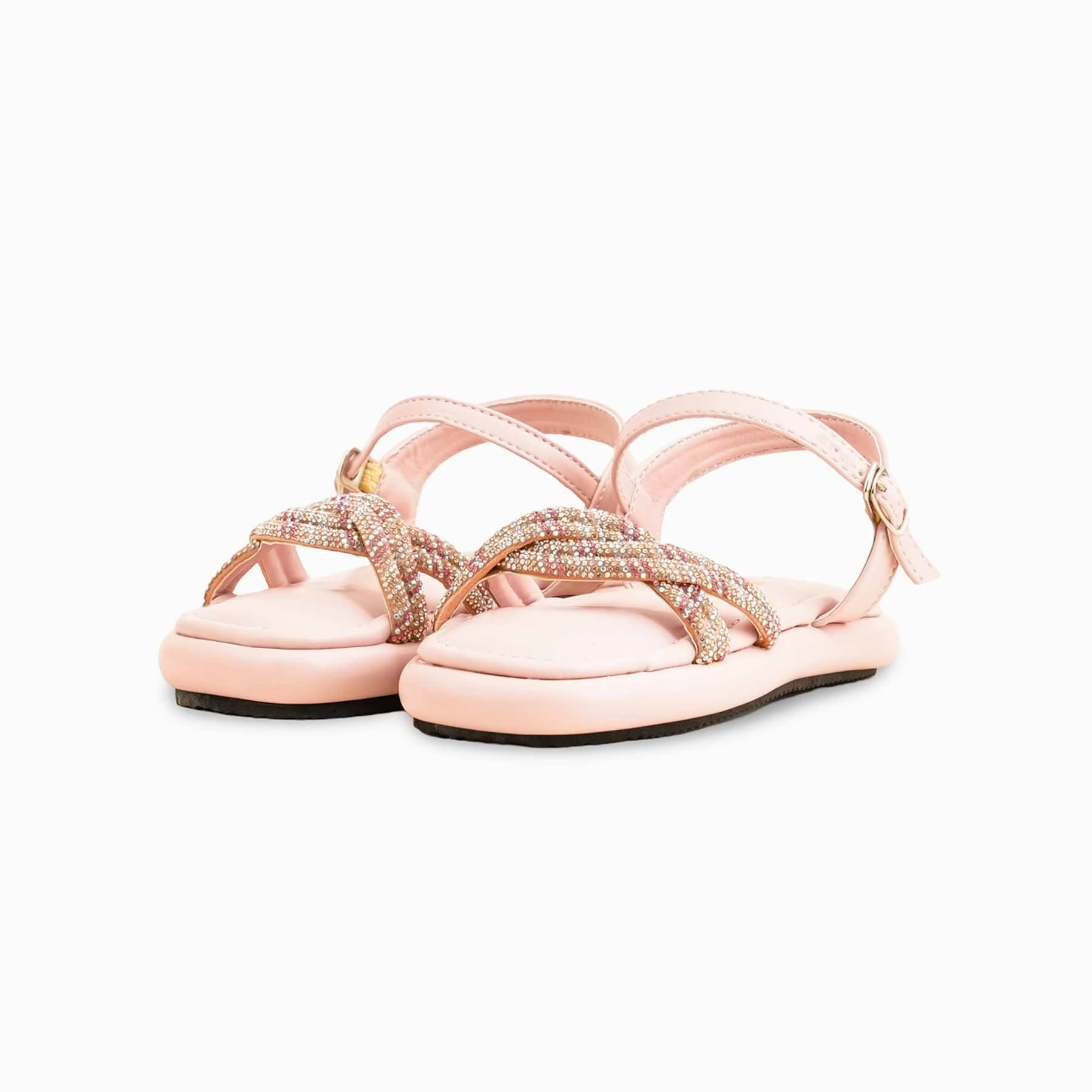 Girls Pink Fancy Sandal KD4808 Mule Shoes Sandals