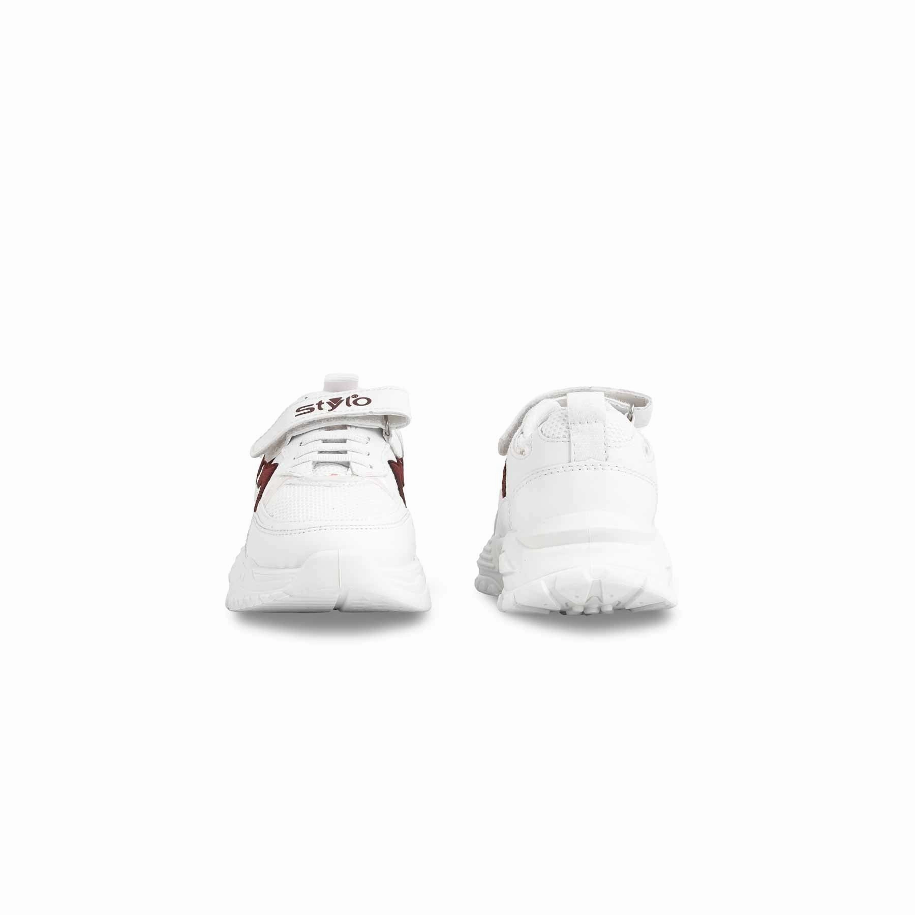 Girls White Casual Jogger KD1909 Casual Shoes Wear Jeans