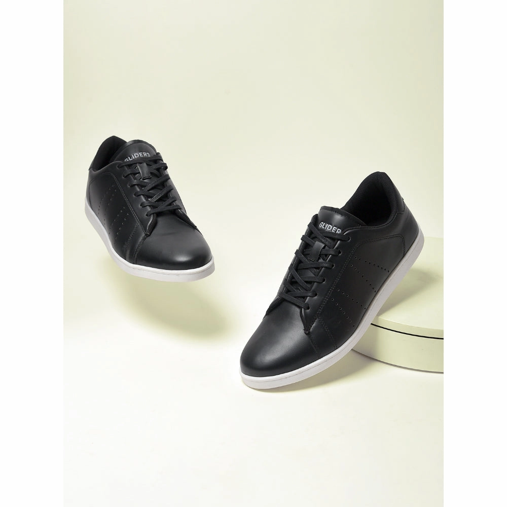 Espadrilles Buenos Aires Gliders Casual Black Lacing Sneakers For Men ANDERSON By Liberty