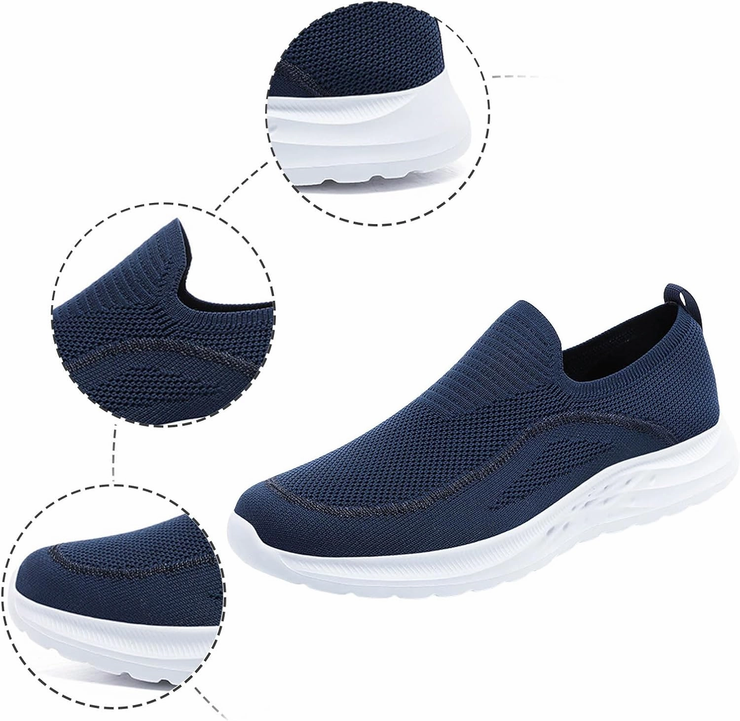 Sneakers Song Mens Slip on Shoes Men's Fashion Sneakers Shoe for Men Sneaker for Men Lightweight Mesh Sneaker
