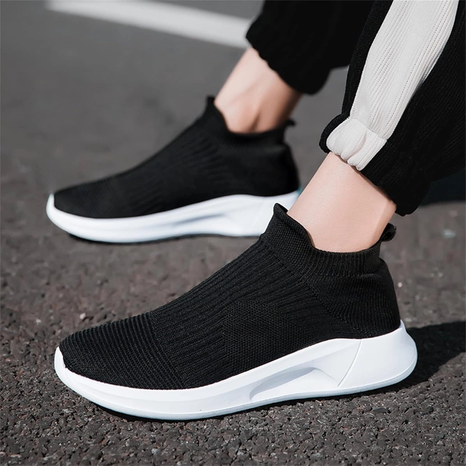 Mens Athletic Shoes Mens Slip on Shoes Walking Shoe for Men Sneaker for Men Mesh Athletic Gym Sneaker Sneakers Outlet