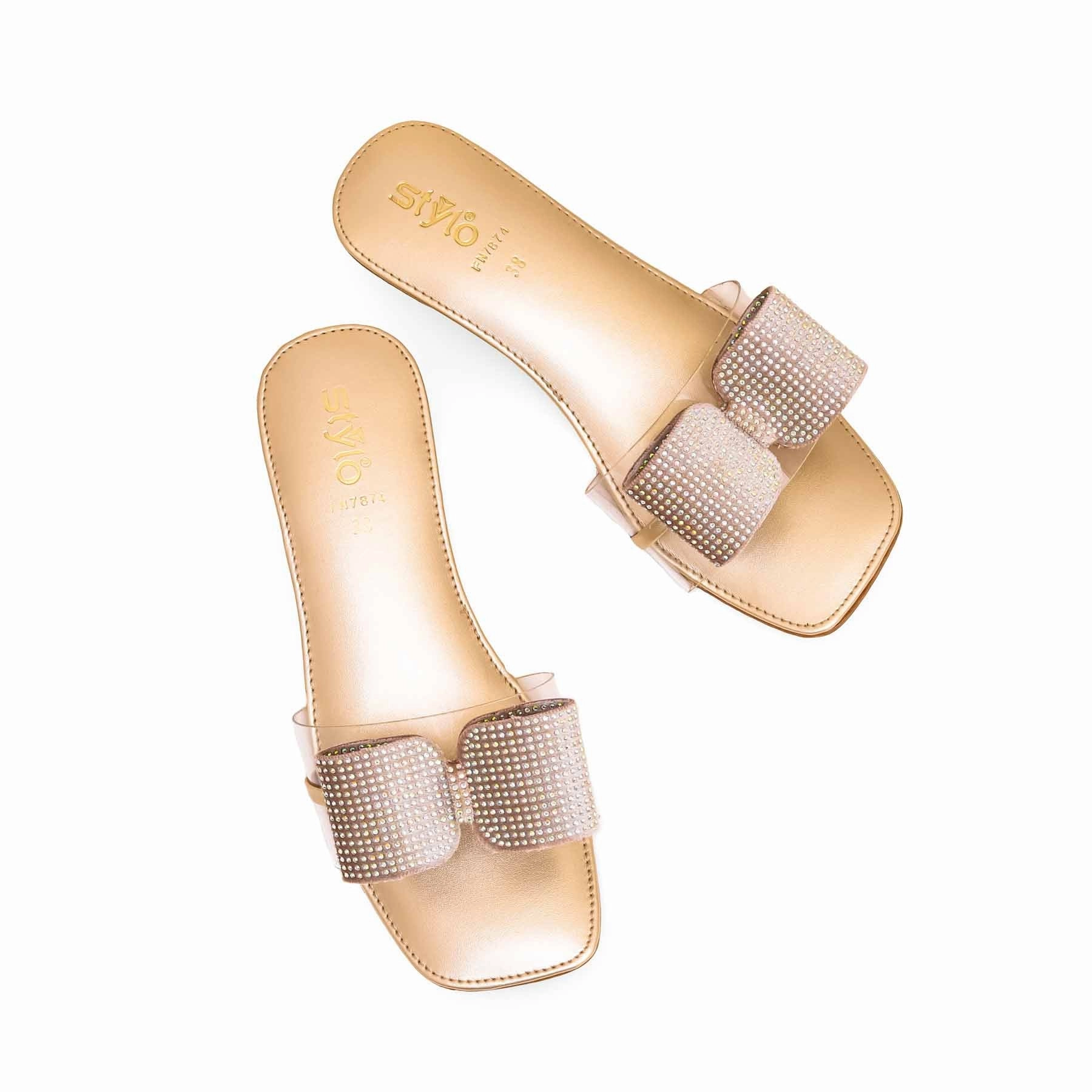 Golden Fancy Slipper FN7874 Timb Slippers