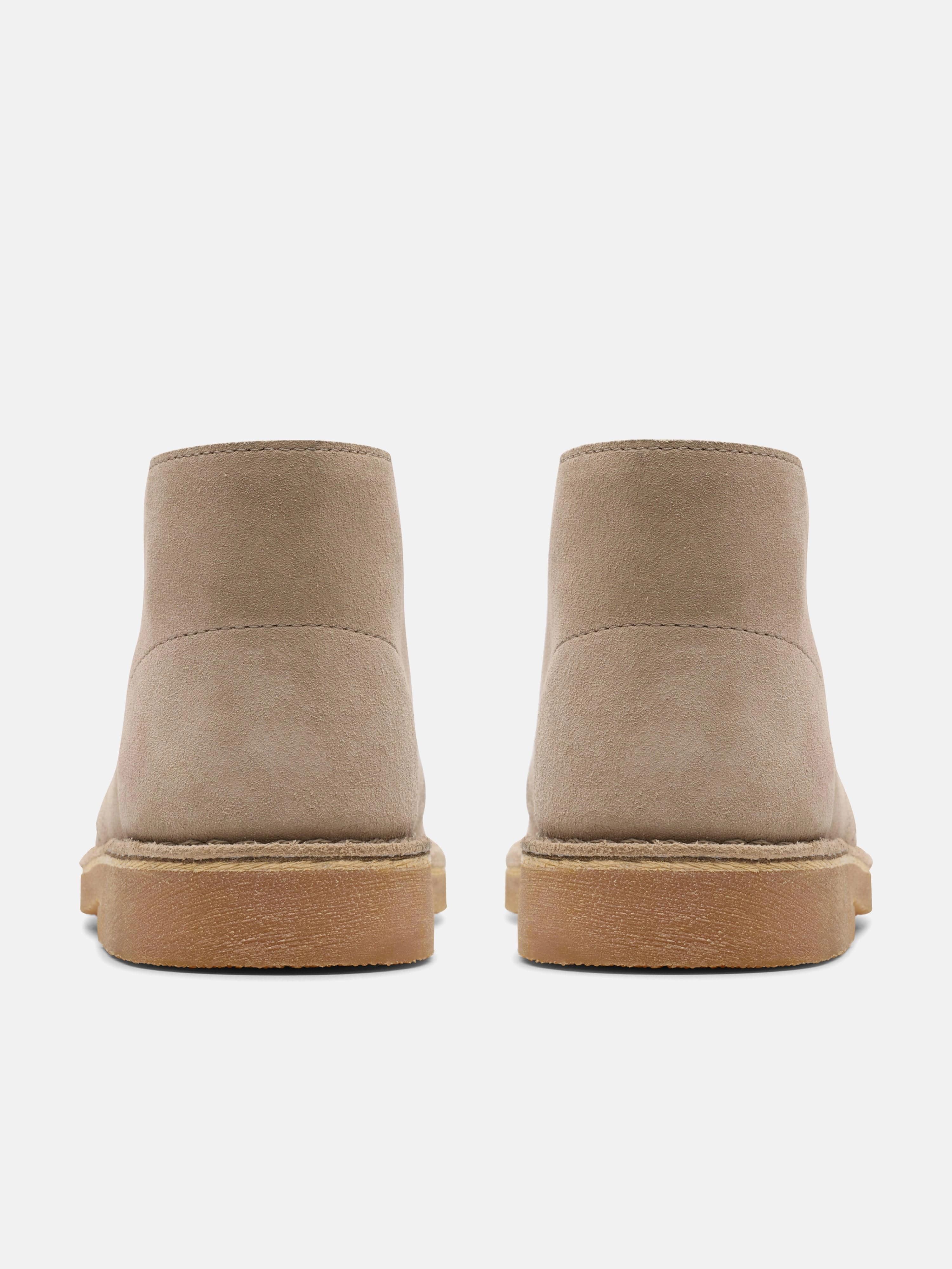 Clarks Kids Suede Desert Boots in Beige Patrick Star With Boots