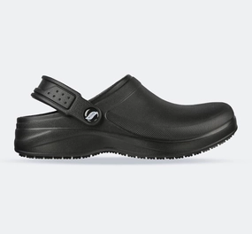 Women's Wide Fit Skechers 108067 Riverbound Pasay Clog Shoes Walking Shoes With Great Arch Support