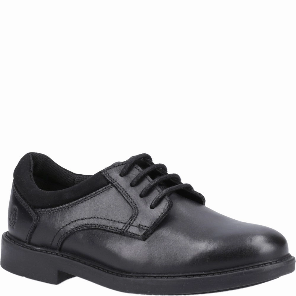Black Lace Up Tommy XL Senior School Shoes Light Work Boots