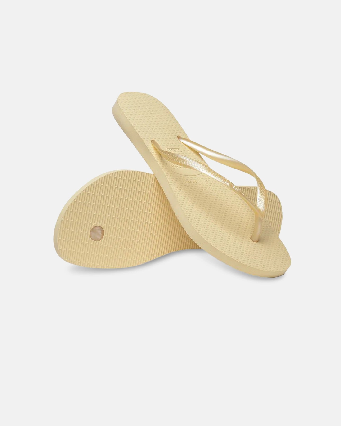 Havaianas Women's Slim Basic Thongs Butter Slip On Outdoor