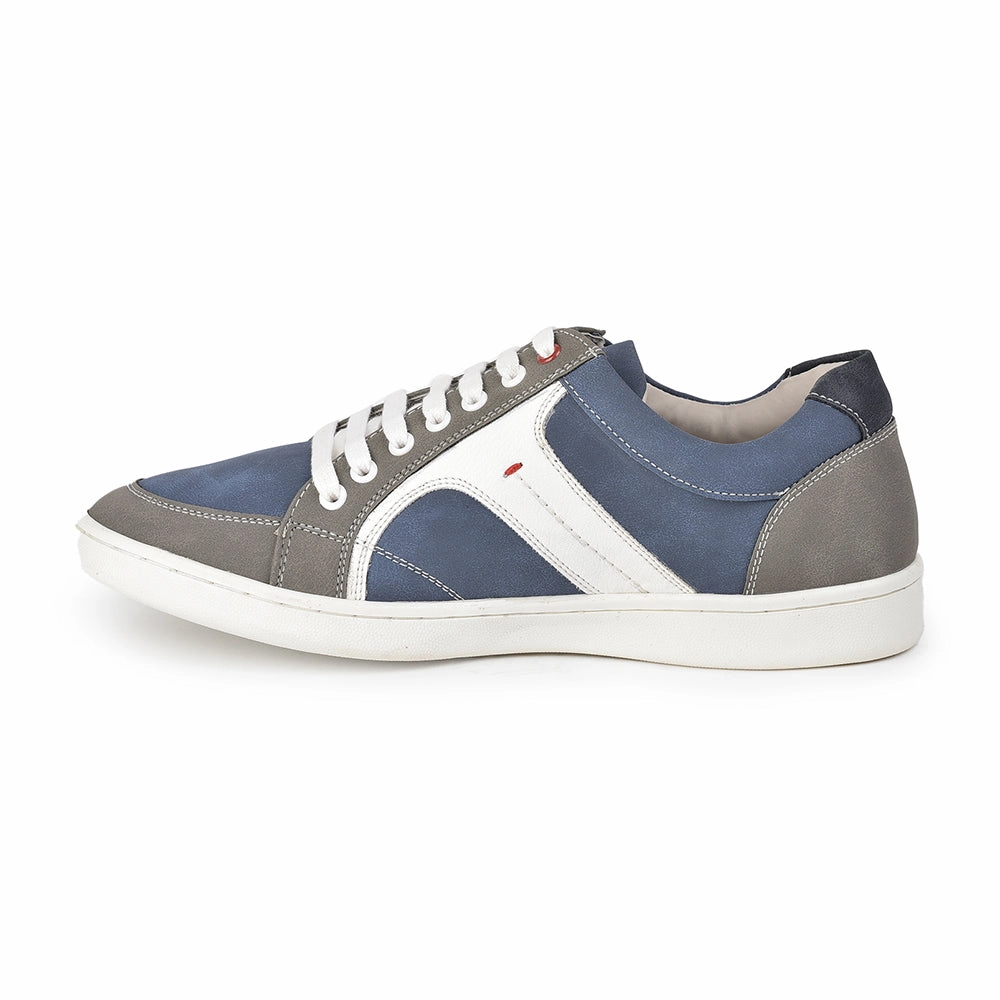 Healers Casual Blue Lace-Up Sneakers For Men SYN-46 By Liberty Balenciaga Sneakers