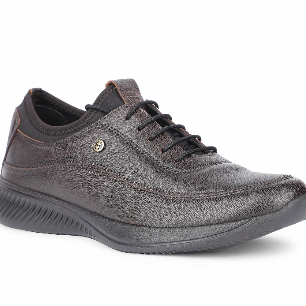 Best Casual Shoes Brands Healers Casual Brown Lacing Shoes For Men A576-07 By Liberty