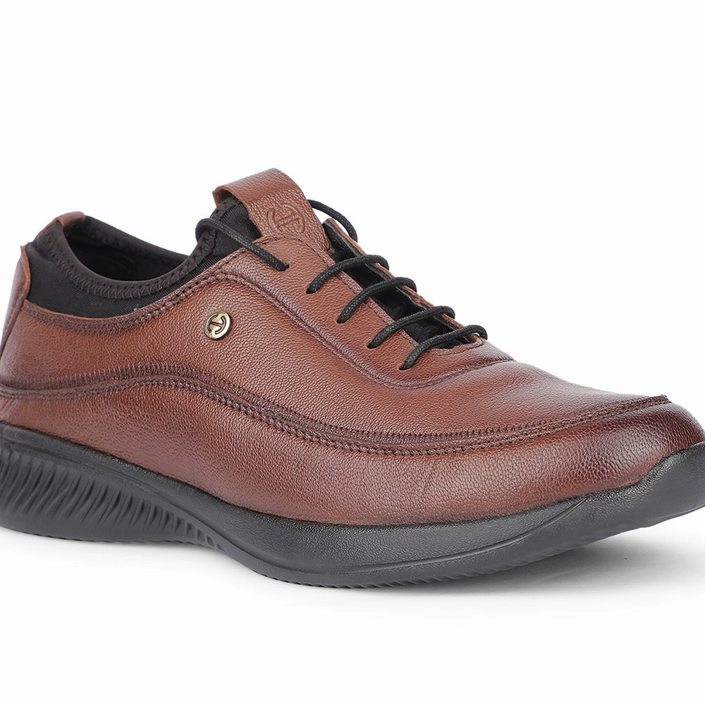 Healers Casual Tan Lacing Shoes For Men A576-07 By Liberty Dunk Low Next Nature Casual Shoes