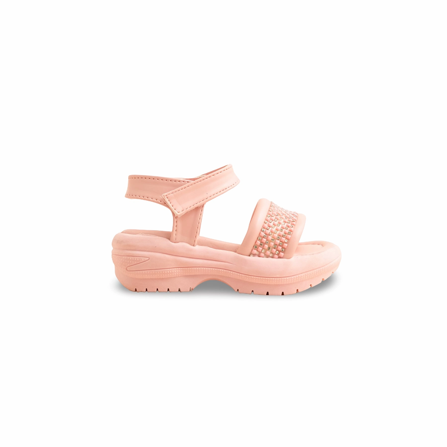 Girls Pink Casual Sandal KD5708 Toe Post Sandals