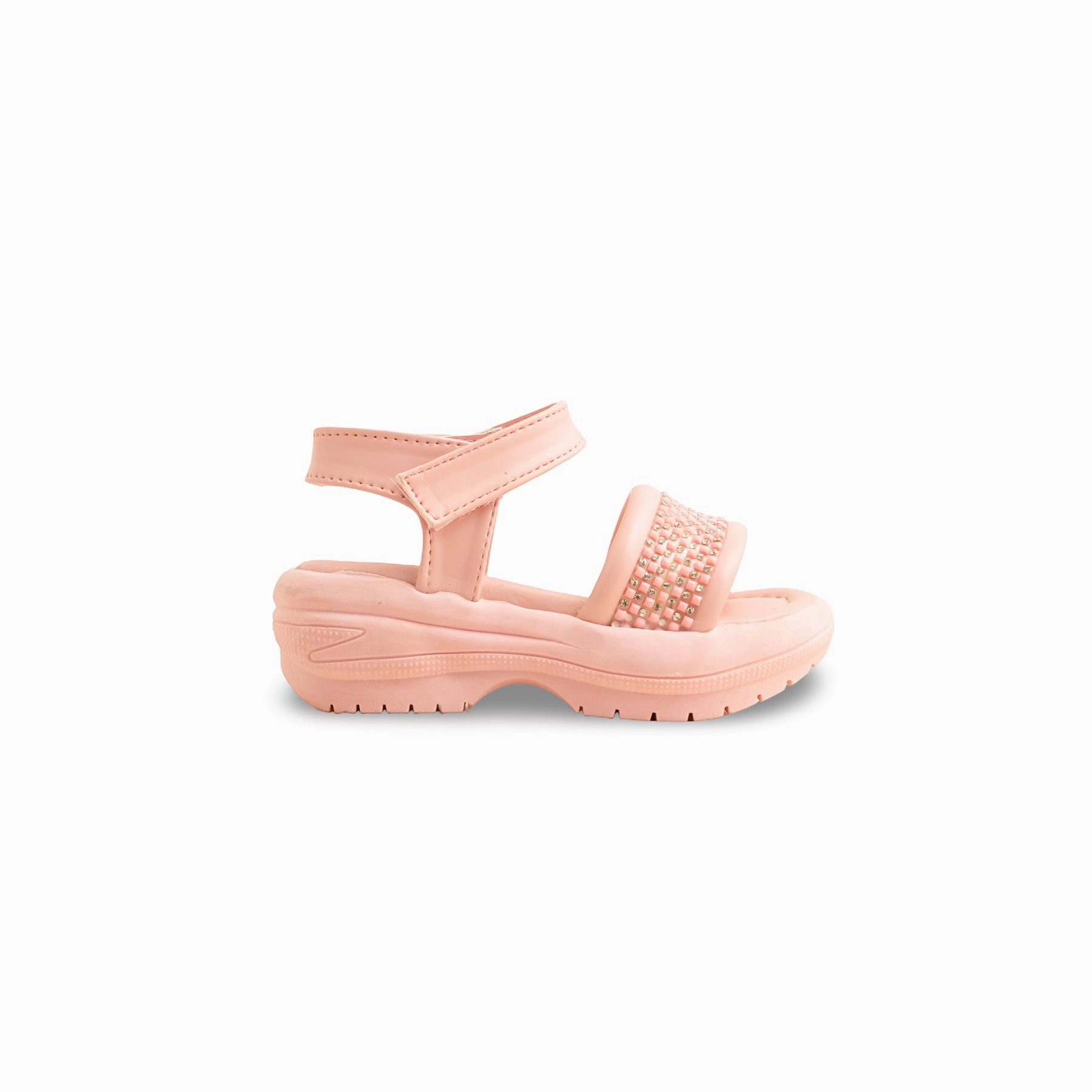 Girls Pink Casual Sandal KD5708 Midform Sandals