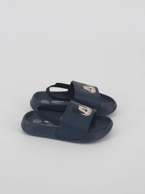Most Comfortable Slides Kids Girl Graphic Printed Slide Sandals,Navy