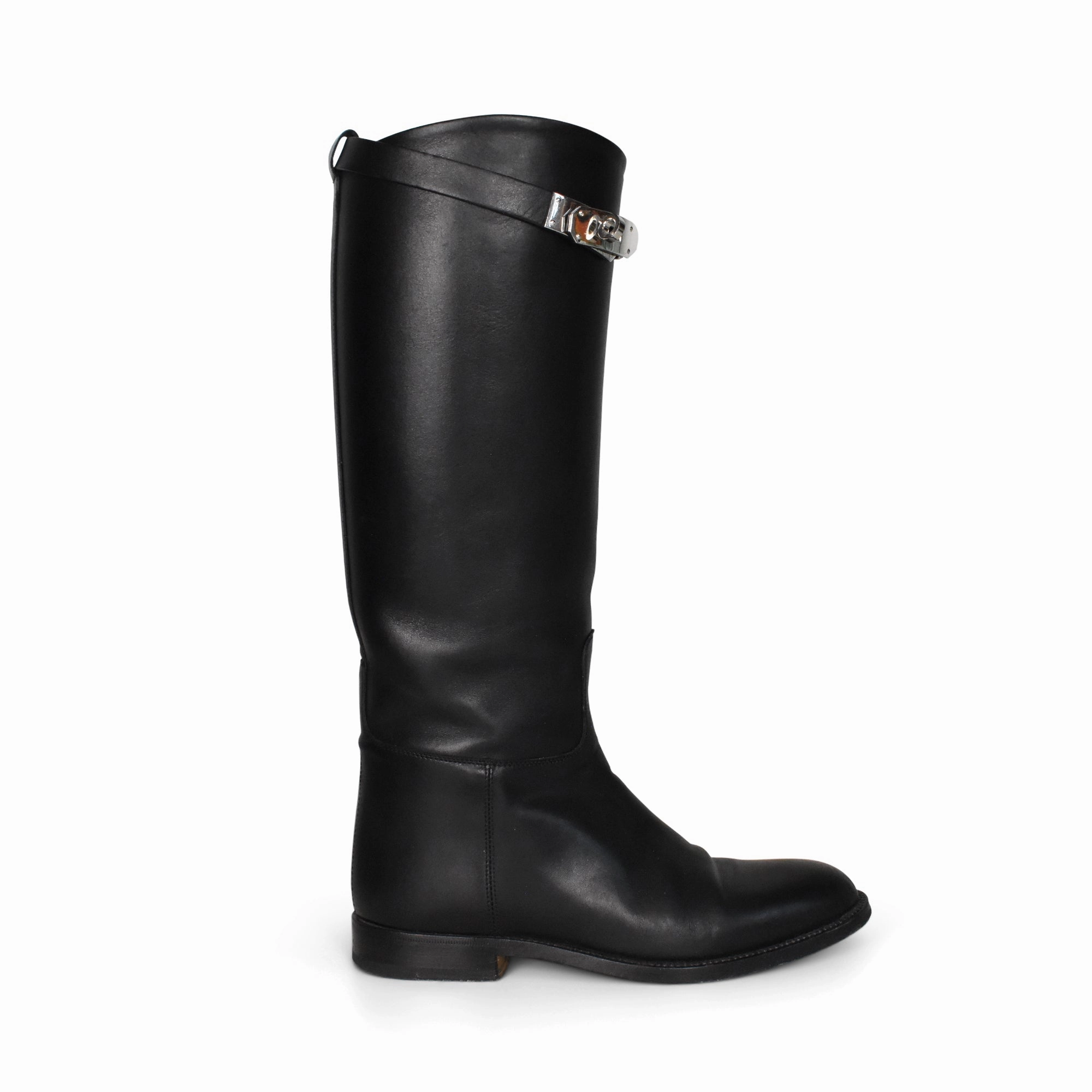 Hermes 'Jumping' Riding Boots - Women's 35.5 Over The Knee Sock Boots