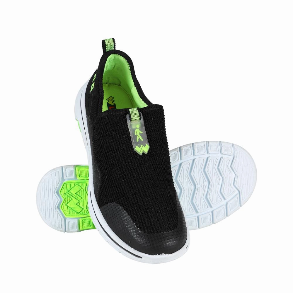 Basketball Shoes With Reverse Swoosh Warrior Green Non-Lacing Casual Shoes For Men Easy Walk By Liberty