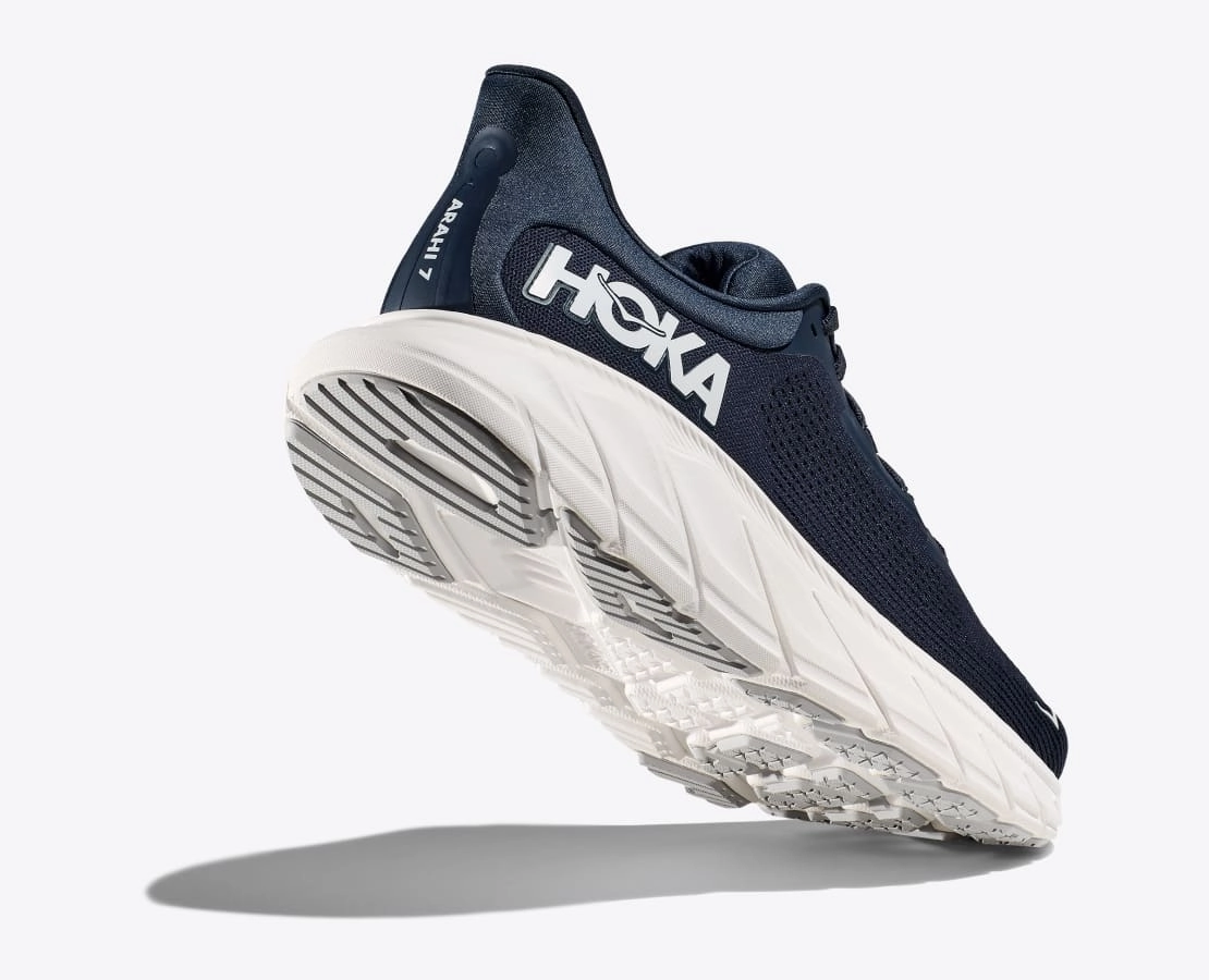 Hoka Arahi 7 M | Outer Space/White | Wide Fit 2E Lowest Price Running Shoes