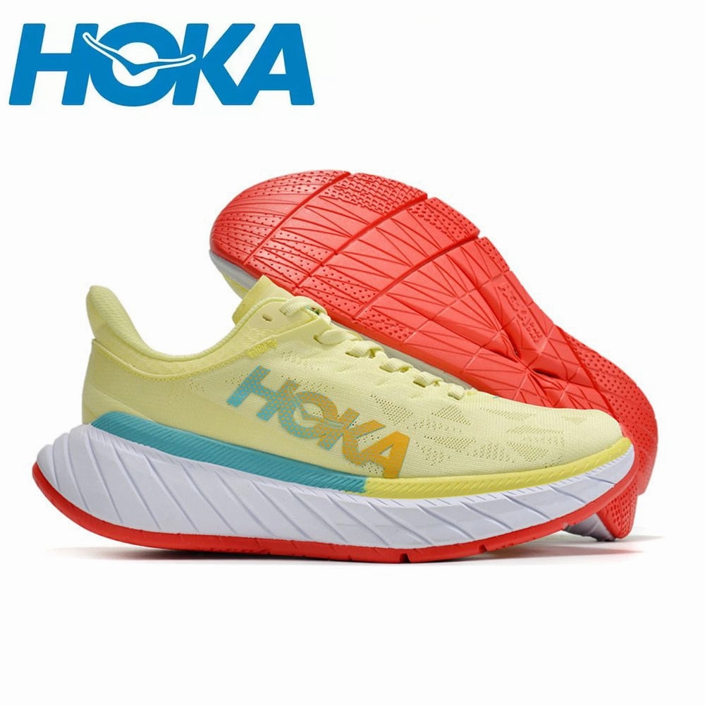 Best 2022 HOKA Carbon X2 Speed Running Shoes Women-Men extra  Cushioning/ FREE Shipping